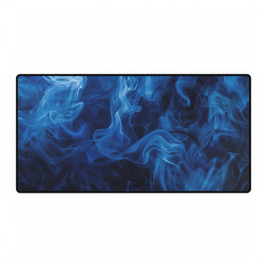 Blue Smoke Ink Mouse Pad Large Computer Desk Mat