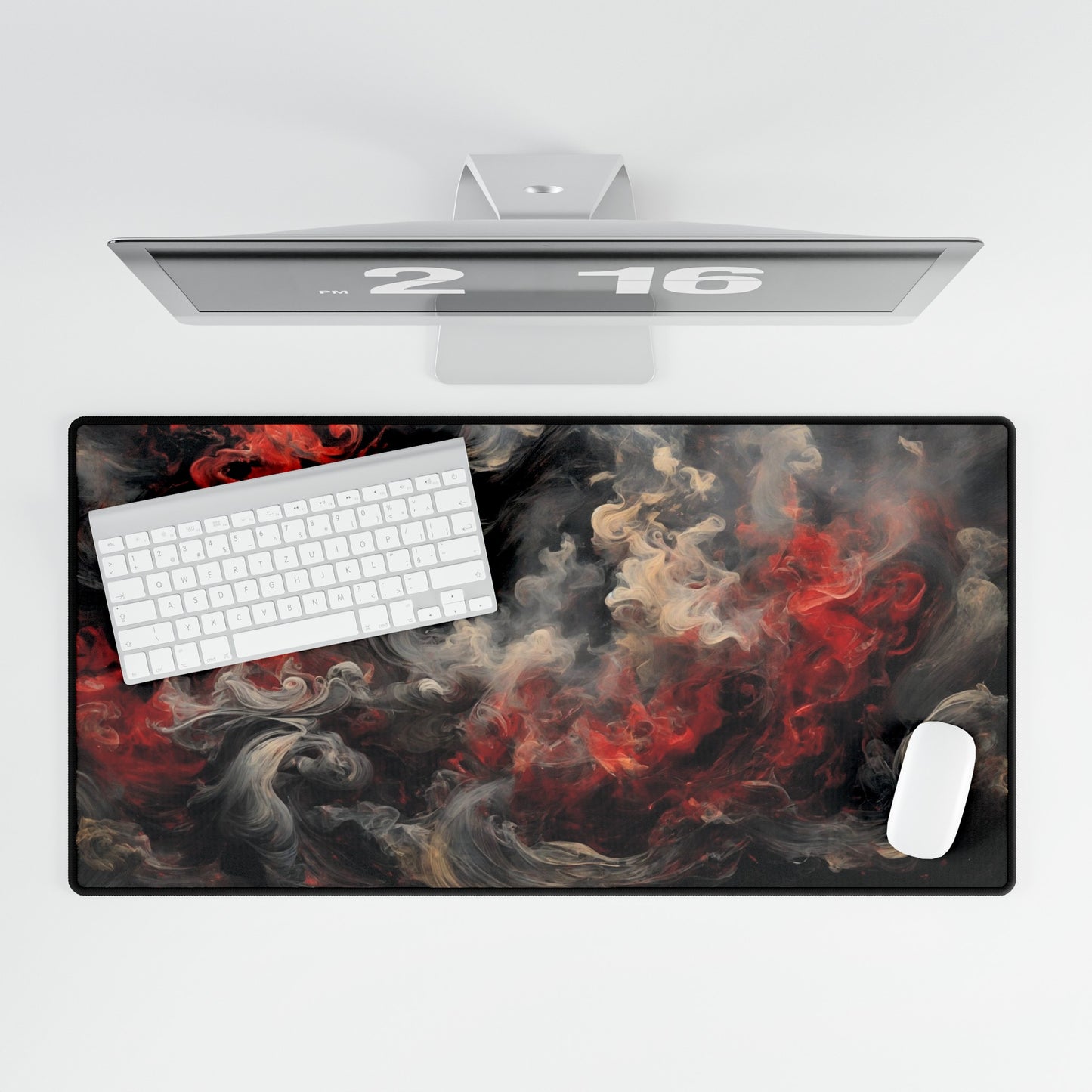 Red Ink Mouse Pad Large Computer Desk Mat