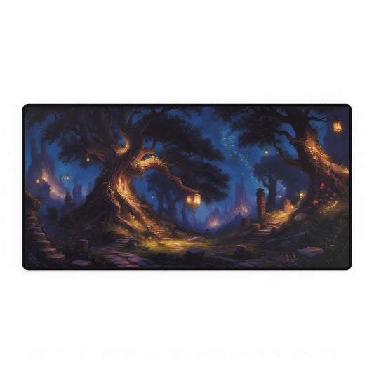 Fantasy Forest Mouse Pad Large Computer Desk Mat