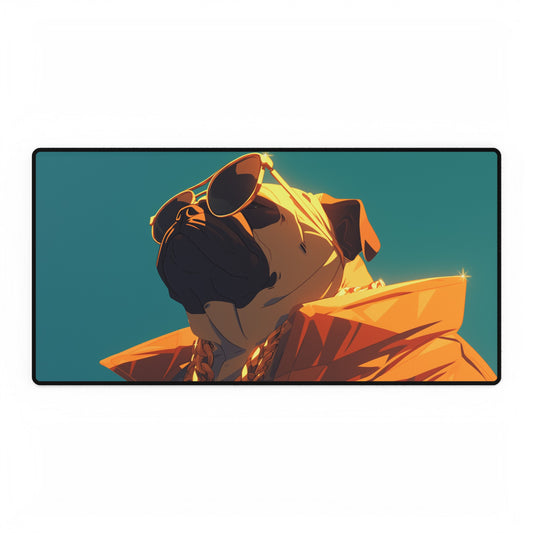 Pug Life Mouse Pad Large Computer Desk Mat