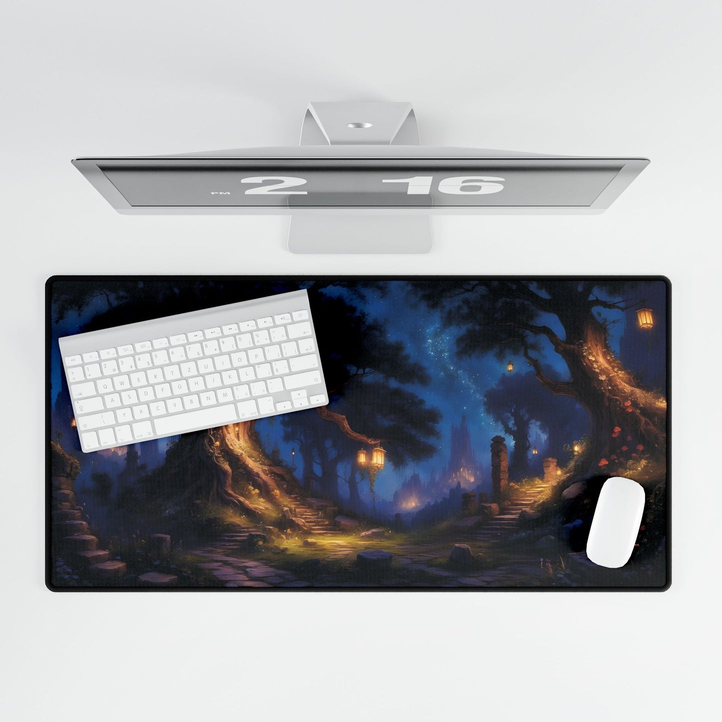 Fantasy Forest Mouse Pad Large Computer Desk Mat