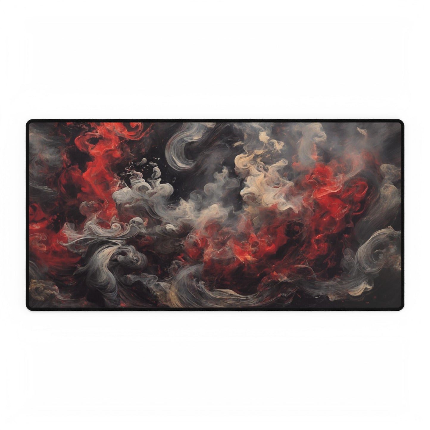 Red Ink Mouse Pad Large Computer Desk Mat