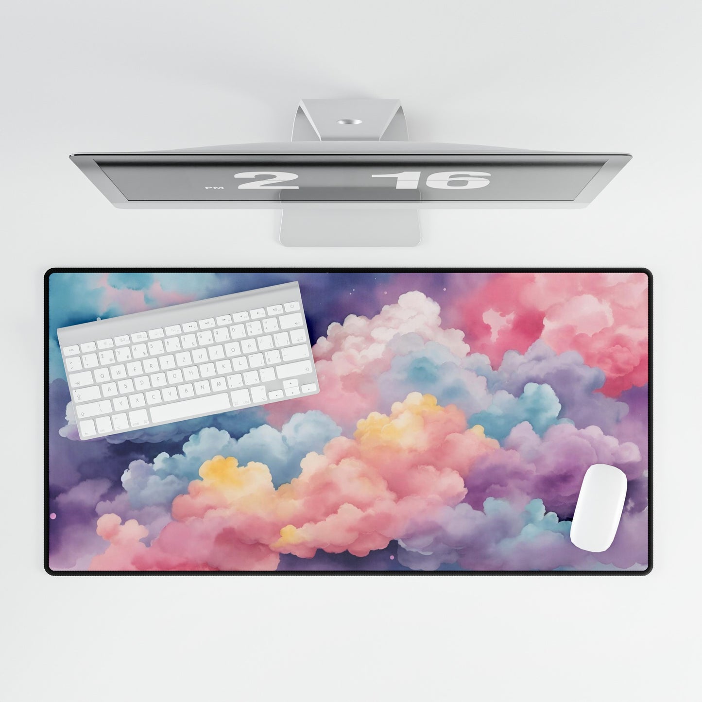 Watercolour Clouds Mouse Pad Large Computer Desk Mat