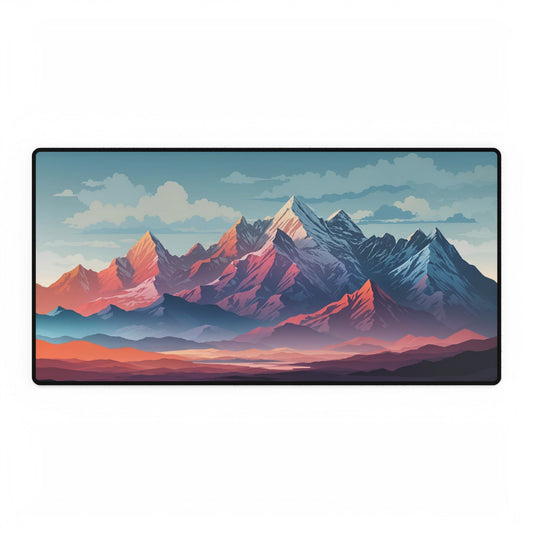 Mountain Range Mouse Pad Large Computer Desk Mat