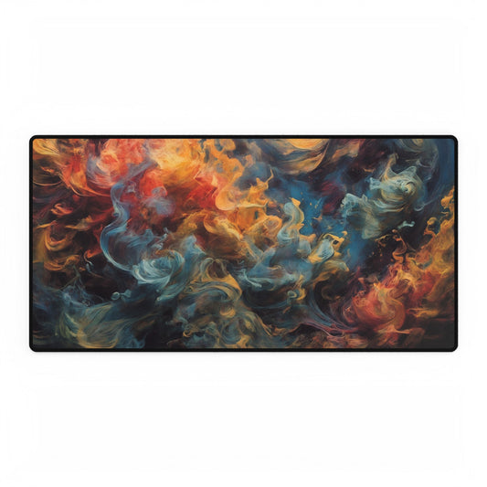 Smoked Ink Mouse Pad Large Computer Desk Mat