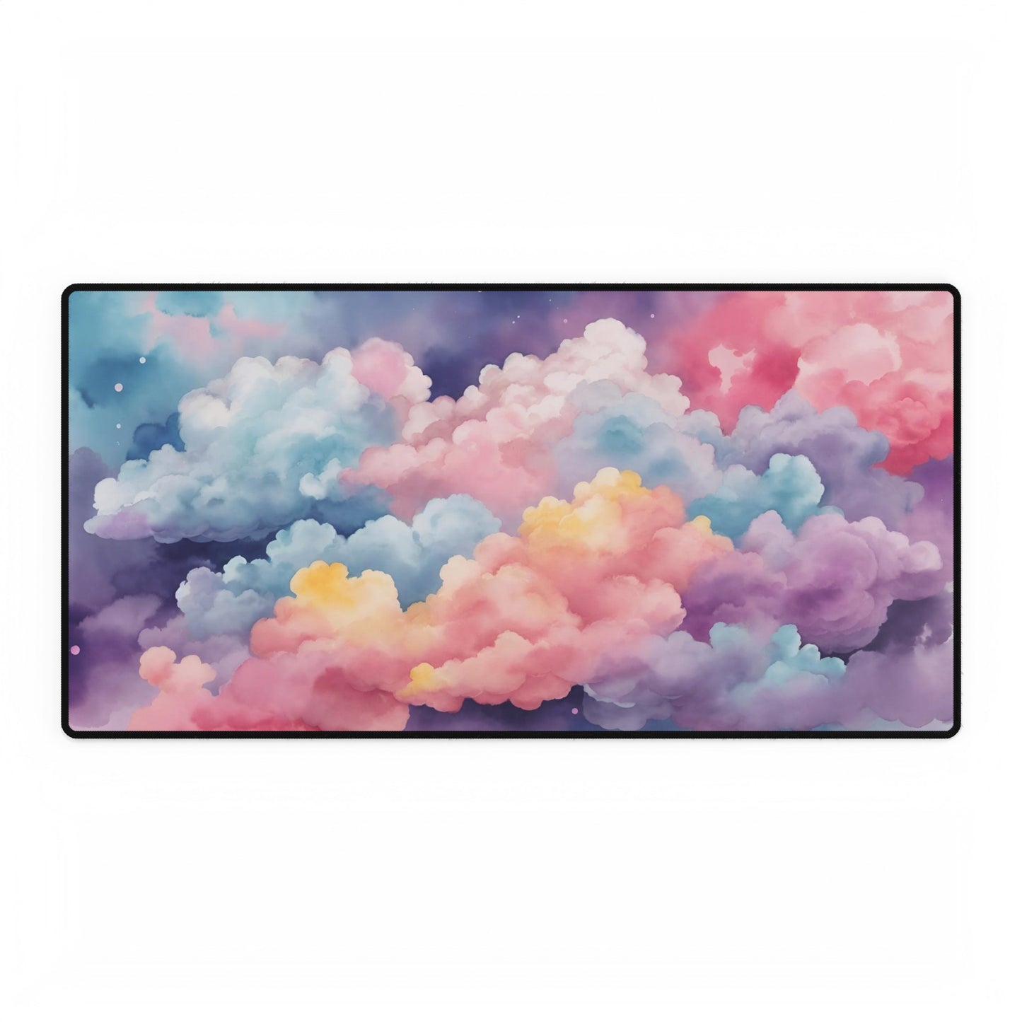 Watercolour Clouds Mouse Pad Large Computer Desk Mat