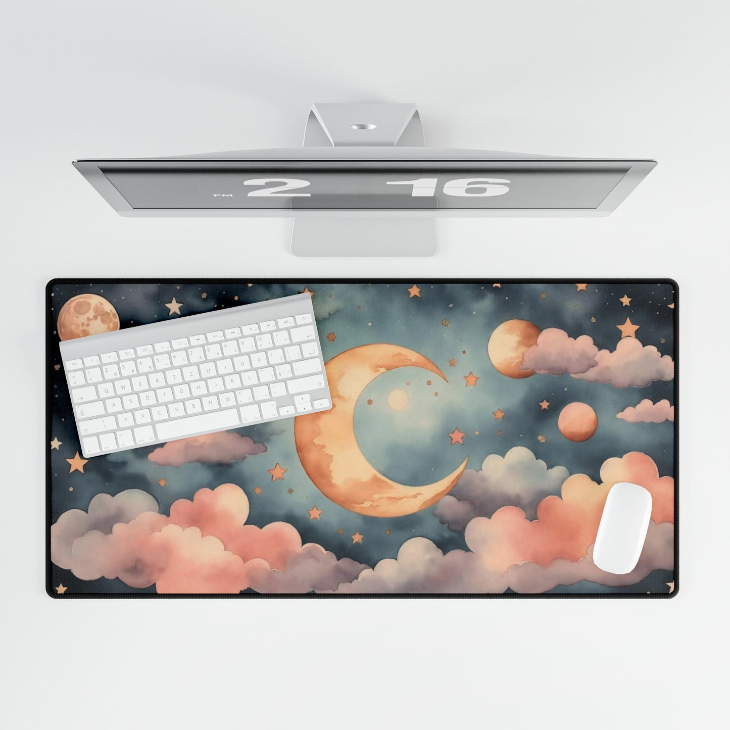 Watercolour Skies Mouse Pad Large Computer Desk Mat