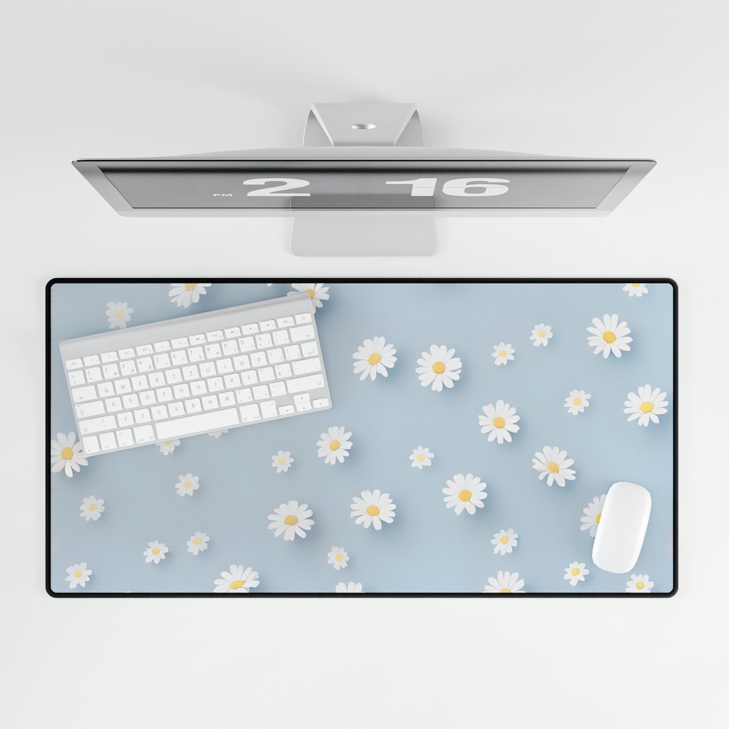 Daisy Flowers Mouse Pad Large Computer Desk Mat