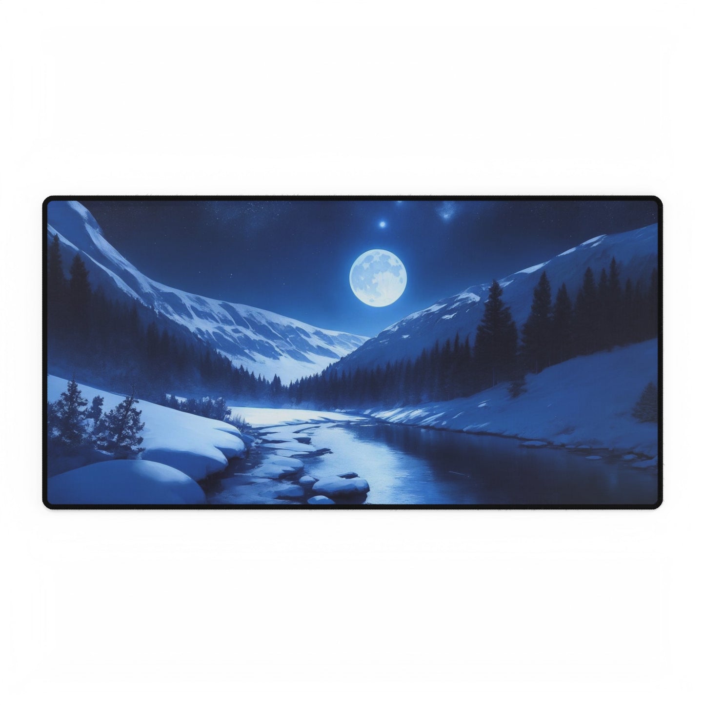 Polar Moon Mouse Pad Large Computer Desk Mat