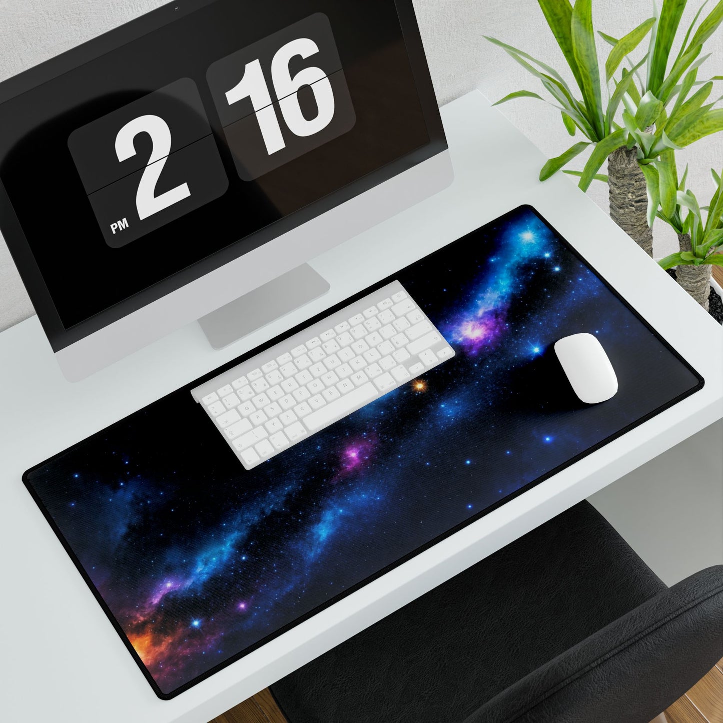 Starry Nebula Mouse Pad Large Computer Desk Mat